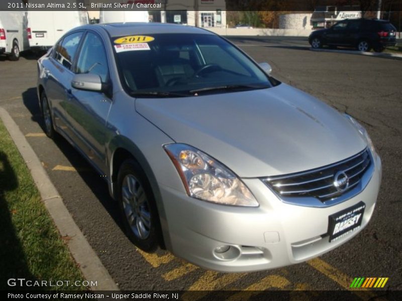 Brilliant Silver / Charcoal 2011 Nissan Altima 2.5 SL