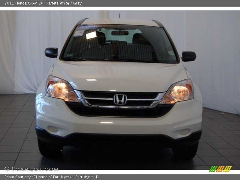 Taffeta White / Gray 2011 Honda CR-V LX