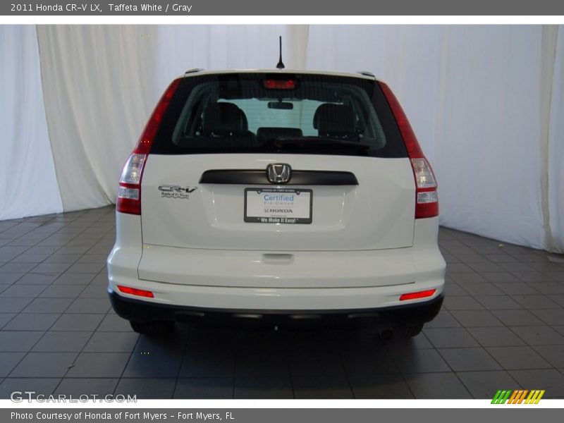Taffeta White / Gray 2011 Honda CR-V LX