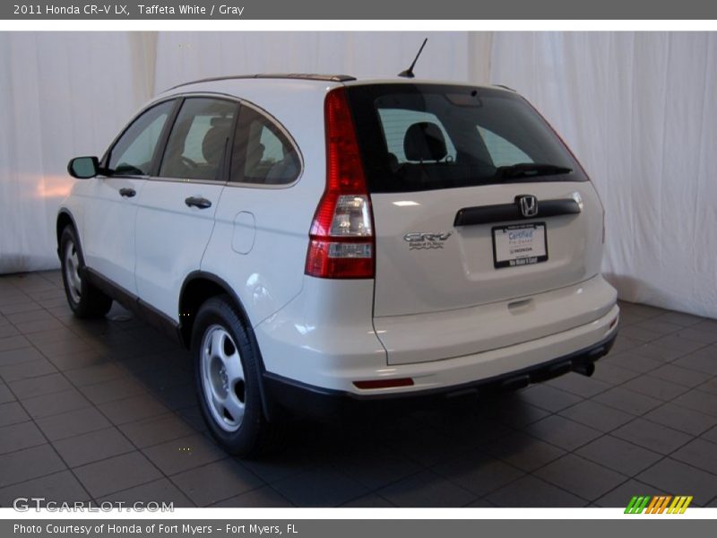 Taffeta White / Gray 2011 Honda CR-V LX