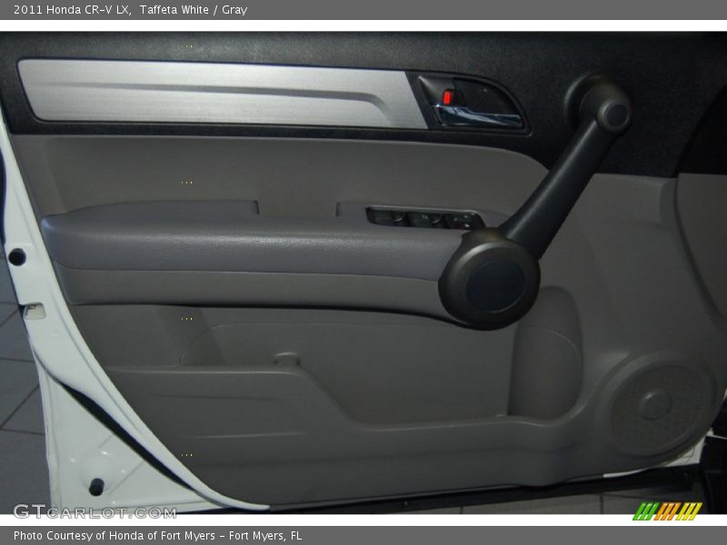 Taffeta White / Gray 2011 Honda CR-V LX
