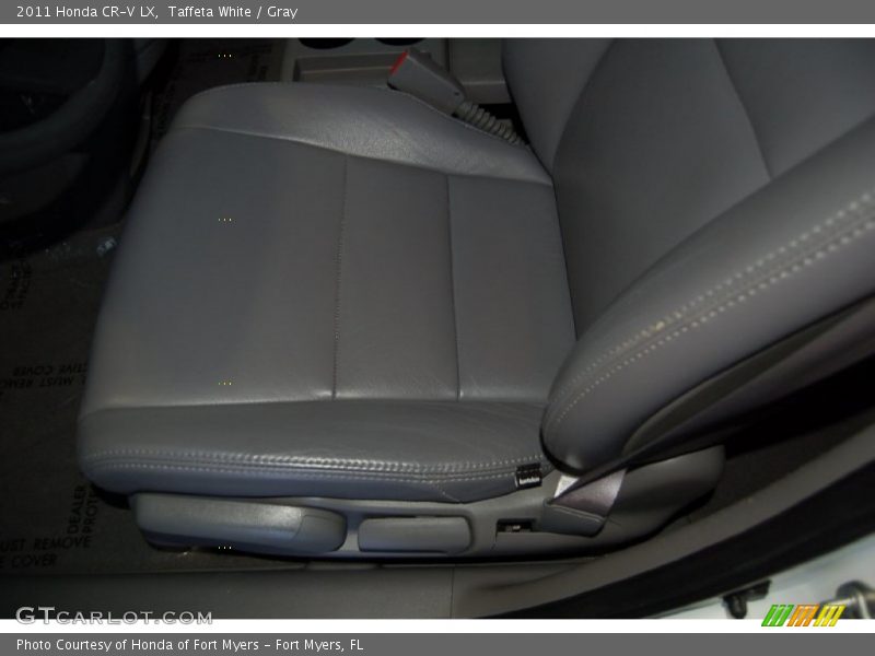 Taffeta White / Gray 2011 Honda CR-V LX