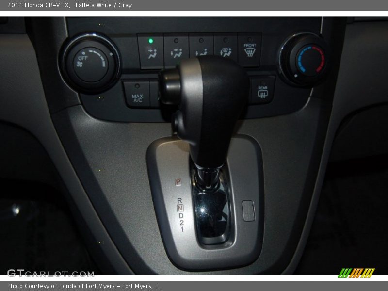 Taffeta White / Gray 2011 Honda CR-V LX