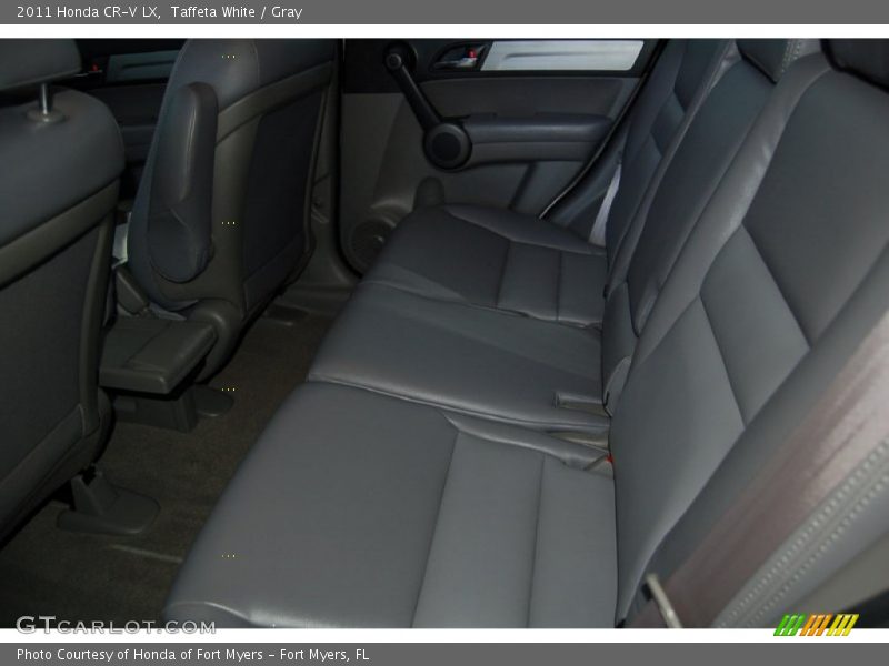 Taffeta White / Gray 2011 Honda CR-V LX