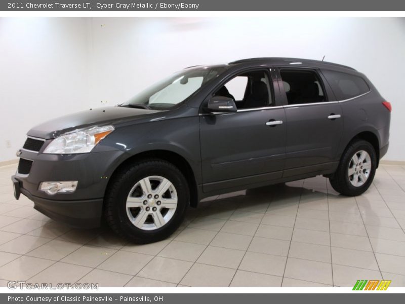 Cyber Gray Metallic / Ebony/Ebony 2011 Chevrolet Traverse LT