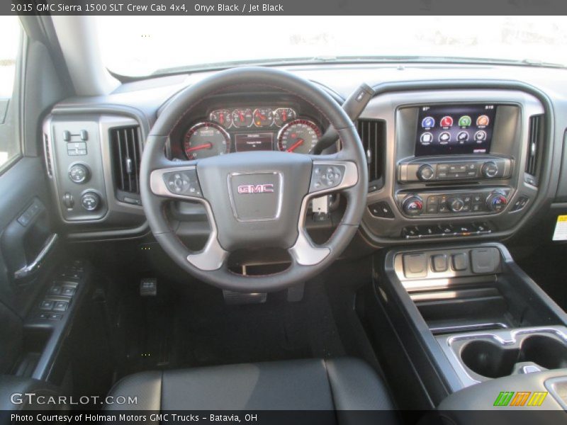 Onyx Black / Jet Black 2015 GMC Sierra 1500 SLT Crew Cab 4x4