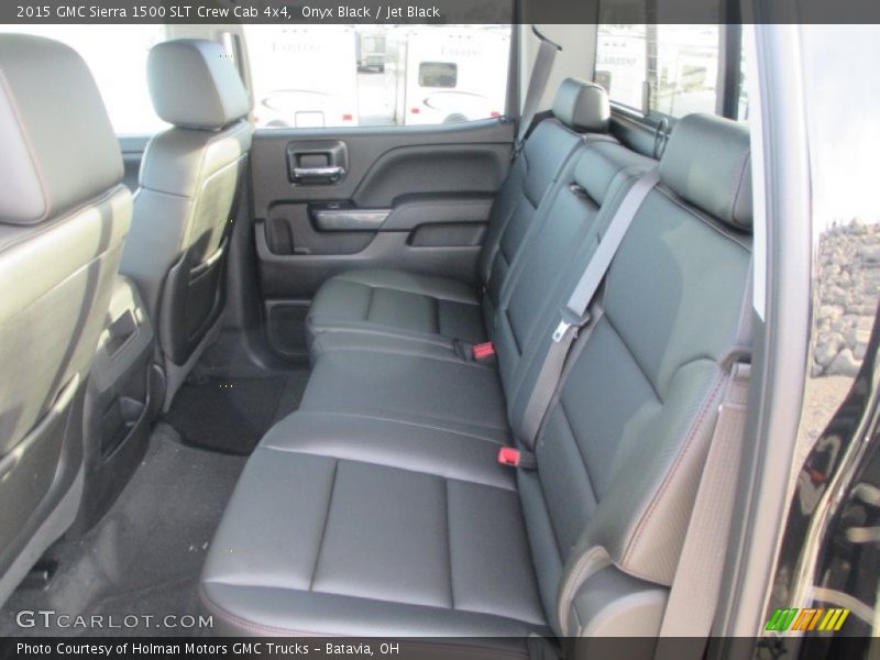 Rear Seat of 2015 Sierra 1500 SLT Crew Cab 4x4
