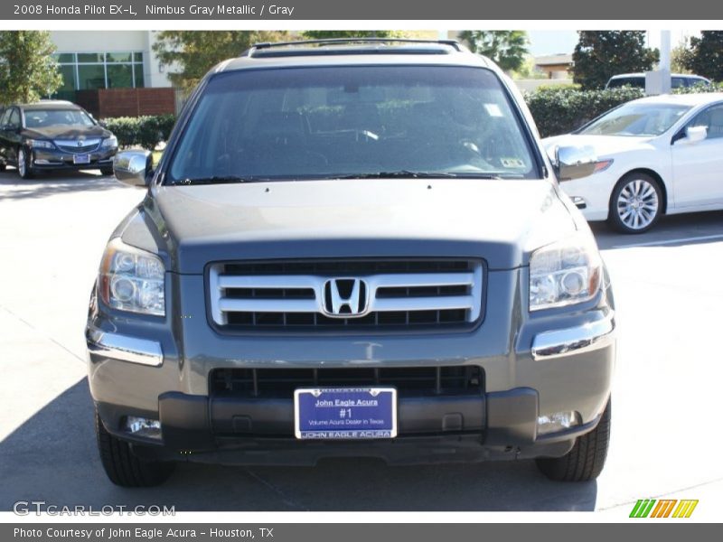 Nimbus Gray Metallic / Gray 2008 Honda Pilot EX-L
