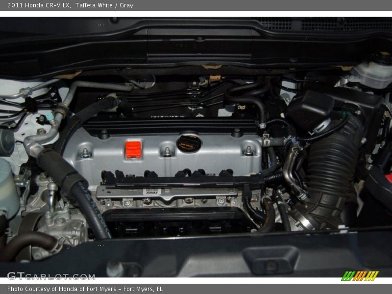 Taffeta White / Gray 2011 Honda CR-V LX