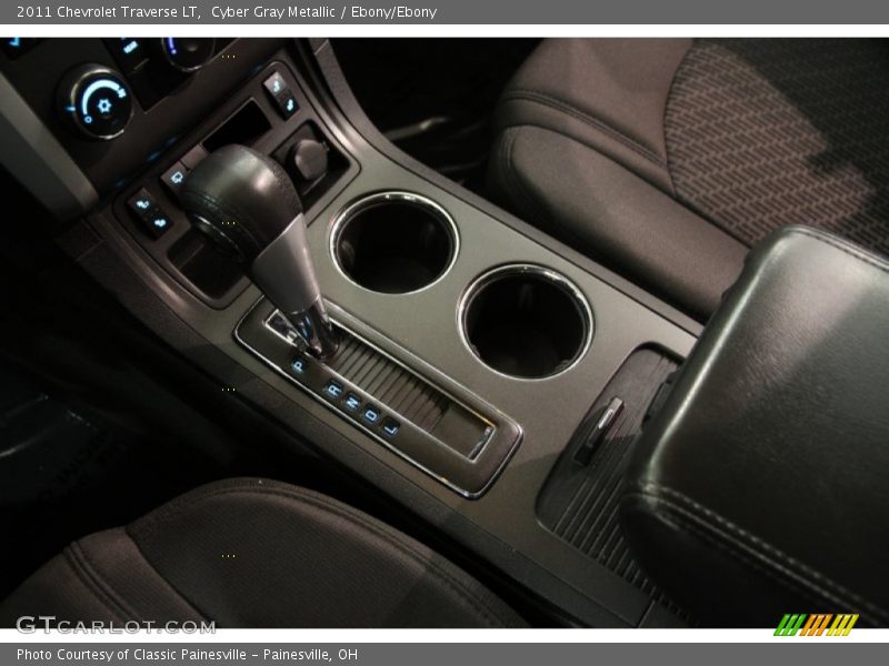 Cyber Gray Metallic / Ebony/Ebony 2011 Chevrolet Traverse LT
