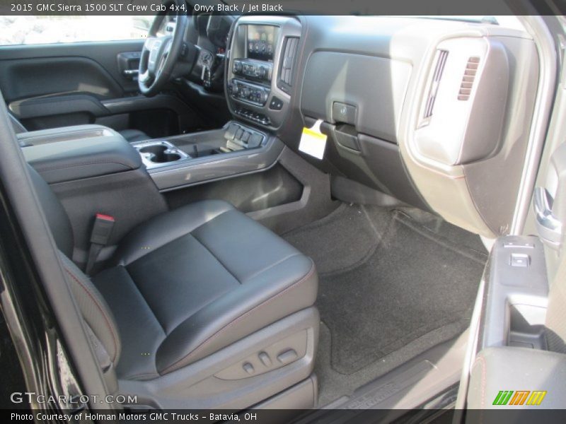 Front Seat of 2015 Sierra 1500 SLT Crew Cab 4x4