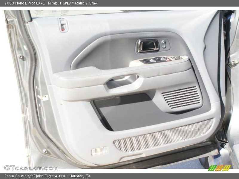 Nimbus Gray Metallic / Gray 2008 Honda Pilot EX-L