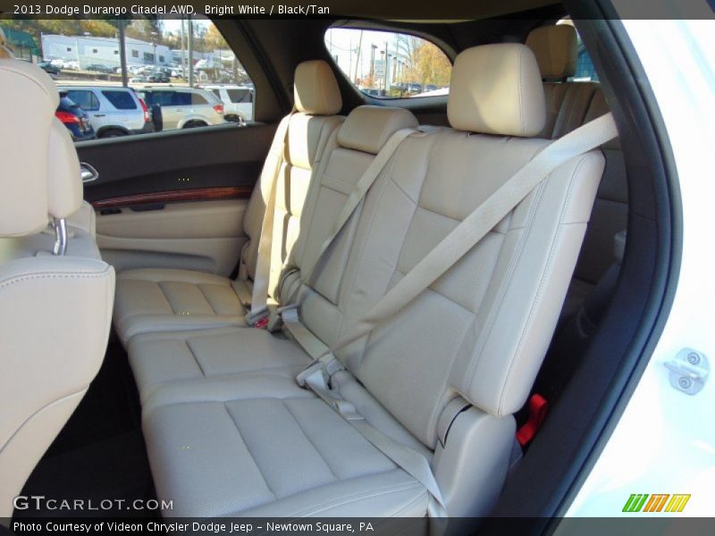 Bright White / Black/Tan 2013 Dodge Durango Citadel AWD