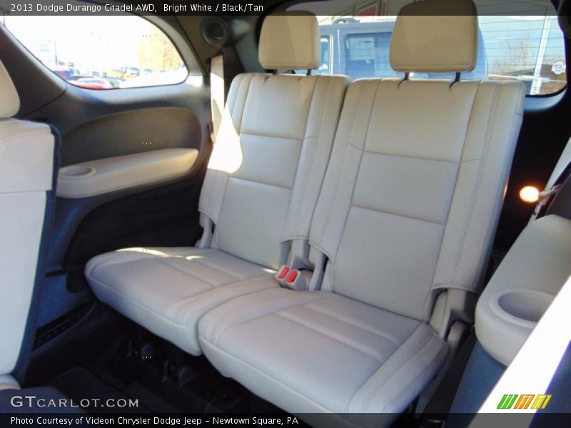 Bright White / Black/Tan 2013 Dodge Durango Citadel AWD