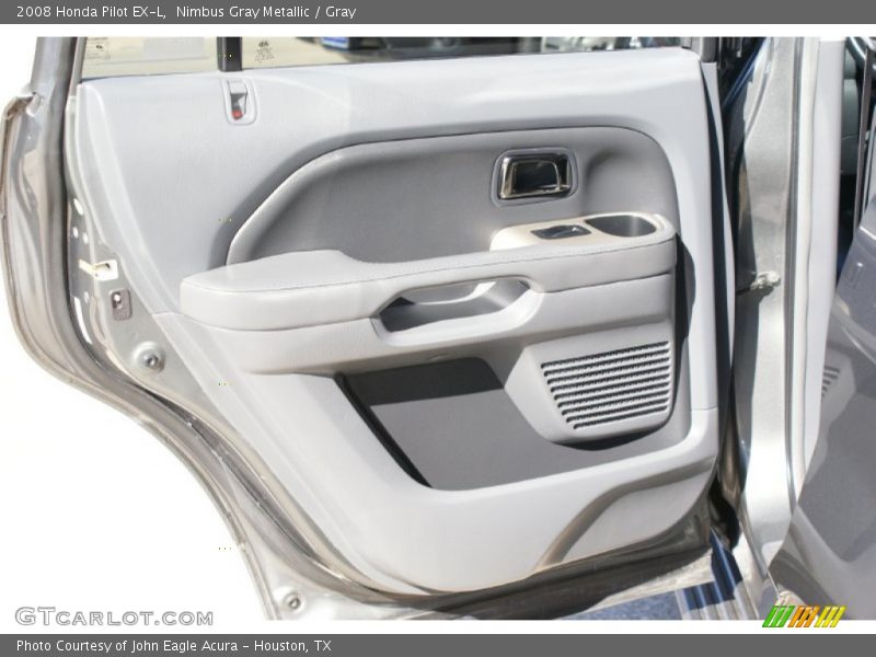 Nimbus Gray Metallic / Gray 2008 Honda Pilot EX-L