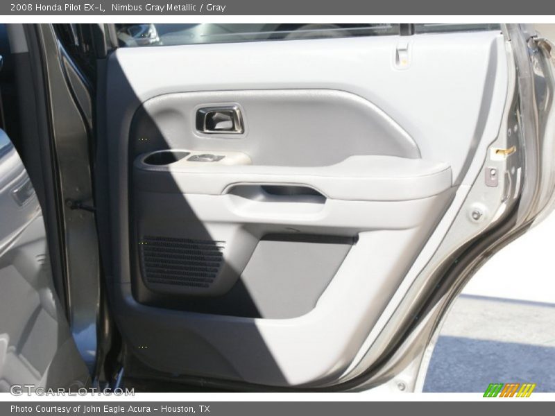 Nimbus Gray Metallic / Gray 2008 Honda Pilot EX-L