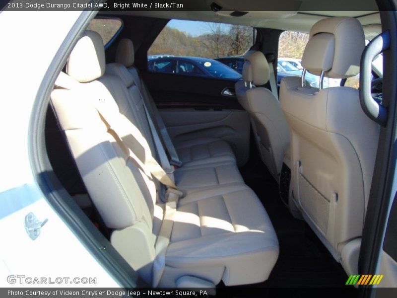 Bright White / Black/Tan 2013 Dodge Durango Citadel AWD