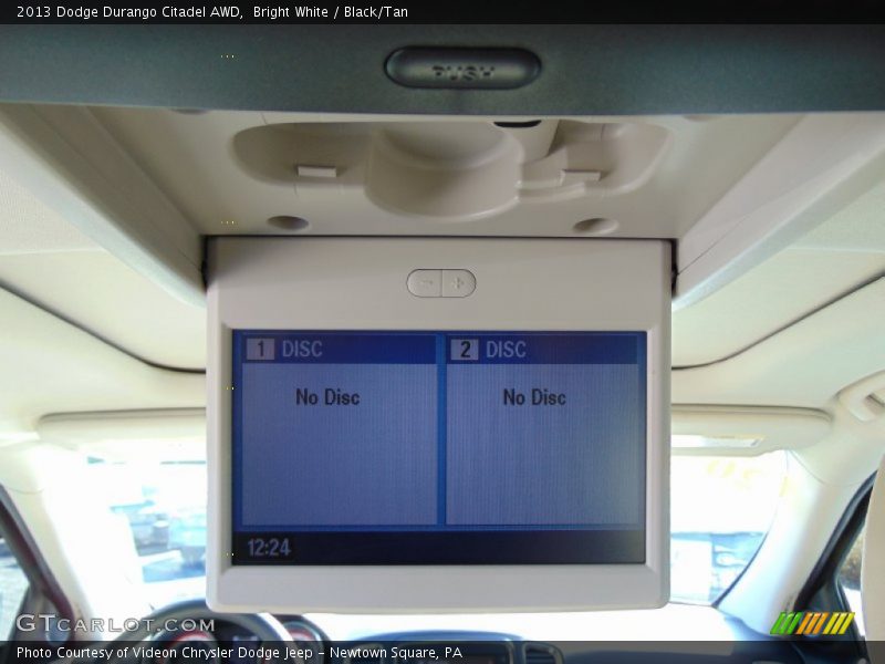 Bright White / Black/Tan 2013 Dodge Durango Citadel AWD