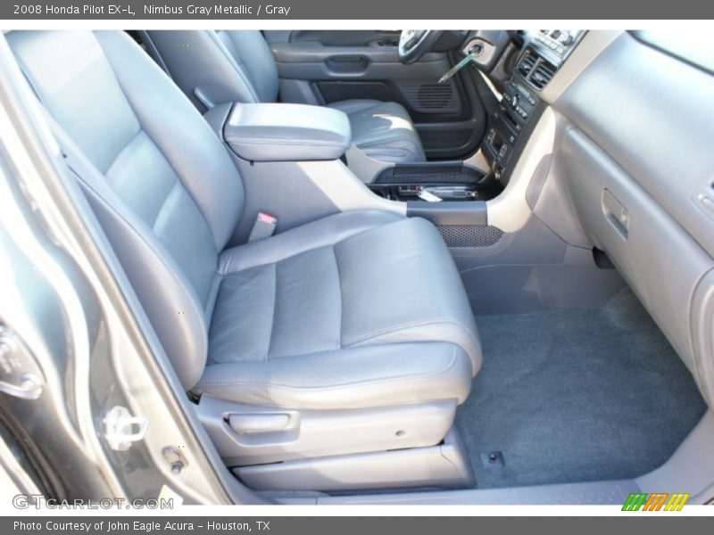 Nimbus Gray Metallic / Gray 2008 Honda Pilot EX-L