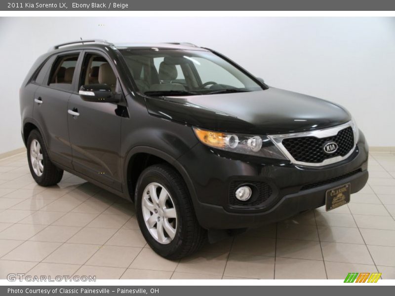 Ebony Black / Beige 2011 Kia Sorento LX