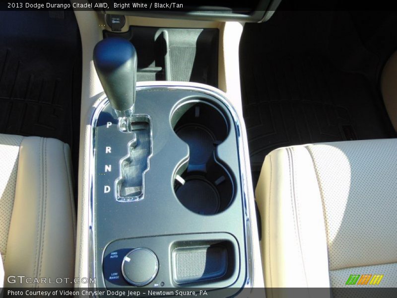 Bright White / Black/Tan 2013 Dodge Durango Citadel AWD