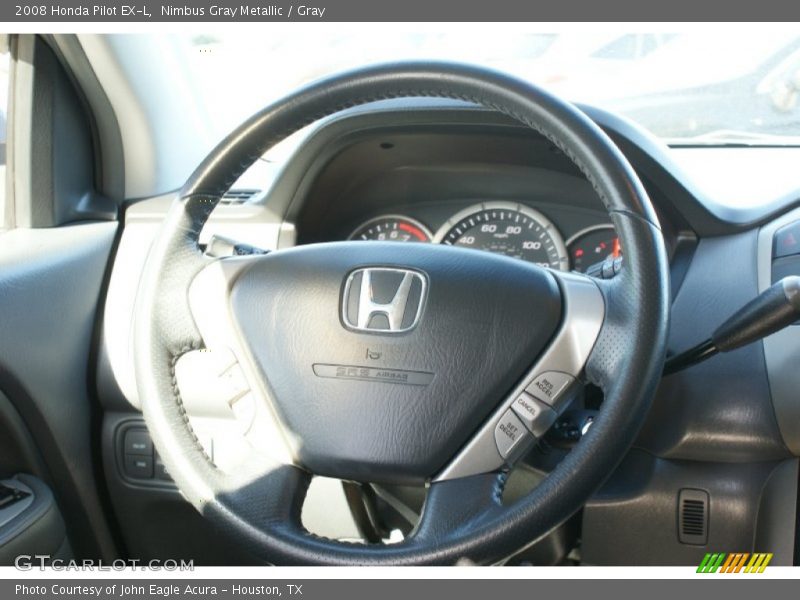 Nimbus Gray Metallic / Gray 2008 Honda Pilot EX-L