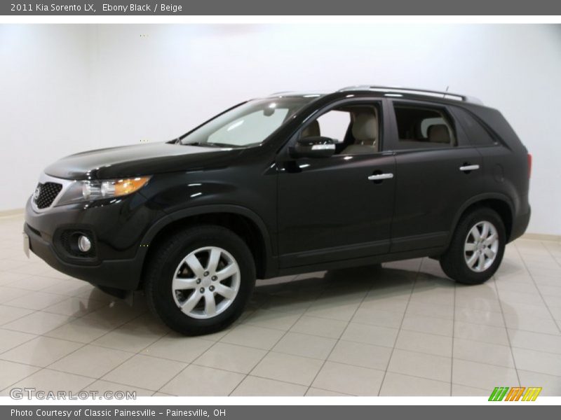 Ebony Black / Beige 2011 Kia Sorento LX