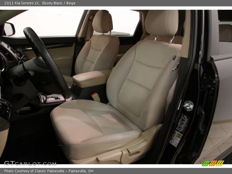 Ebony Black / Beige 2011 Kia Sorento LX