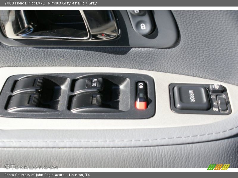 Nimbus Gray Metallic / Gray 2008 Honda Pilot EX-L