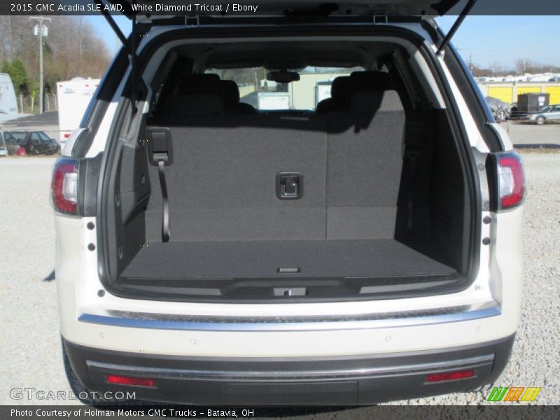 White Diamond Tricoat / Ebony 2015 GMC Acadia SLE AWD