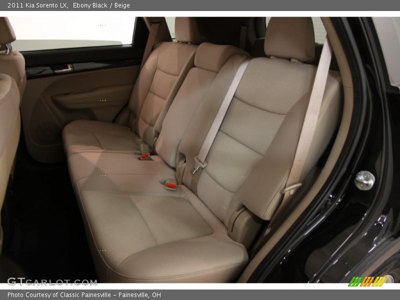 Ebony Black / Beige 2011 Kia Sorento LX