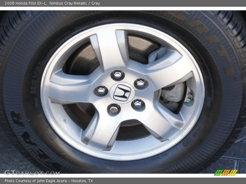 Nimbus Gray Metallic / Gray 2008 Honda Pilot EX-L