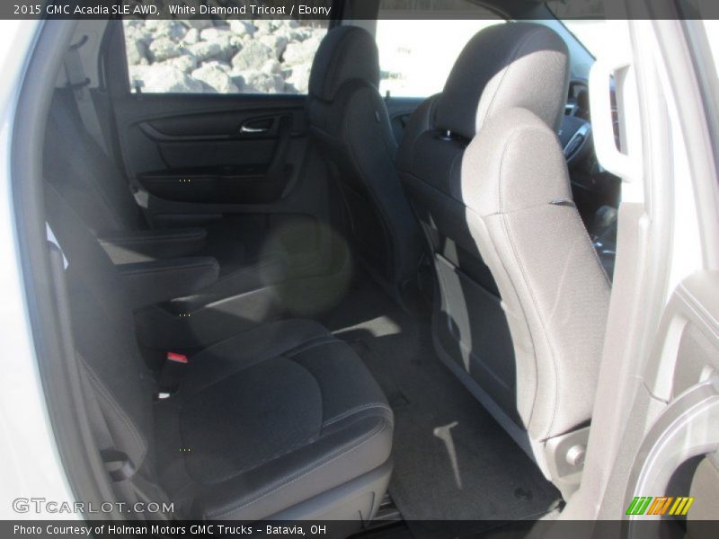 White Diamond Tricoat / Ebony 2015 GMC Acadia SLE AWD