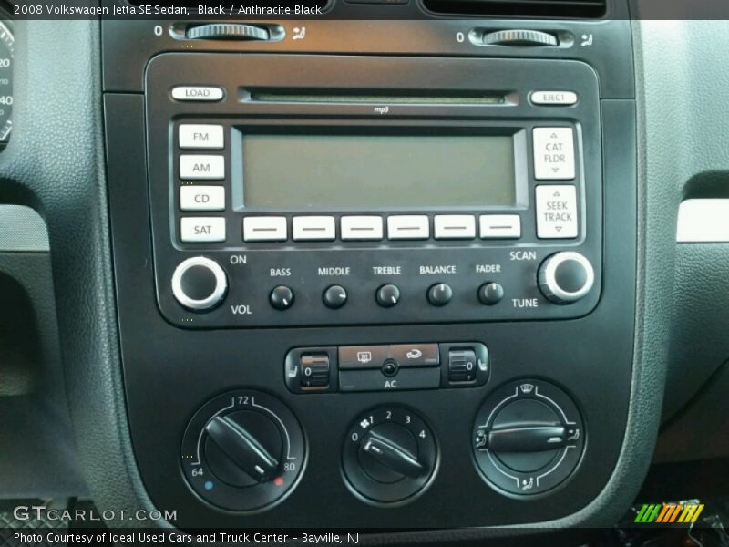 Black / Anthracite Black 2008 Volkswagen Jetta SE Sedan