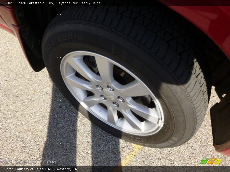 Cayenne Red Pearl / Beige 2005 Subaru Forester 2.5 XS