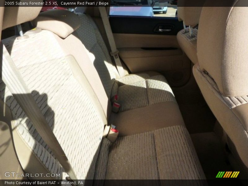 Cayenne Red Pearl / Beige 2005 Subaru Forester 2.5 XS