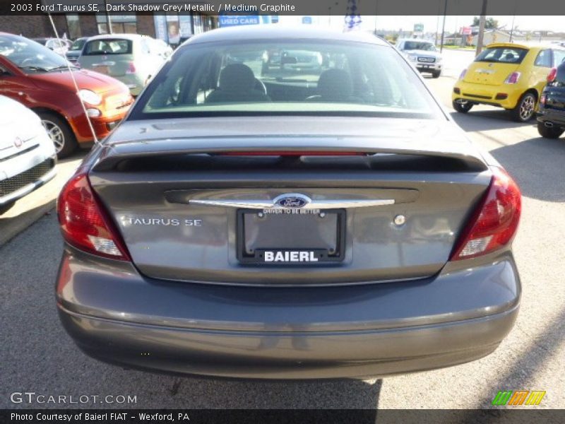 Dark Shadow Grey Metallic / Medium Graphite 2003 Ford Taurus SE