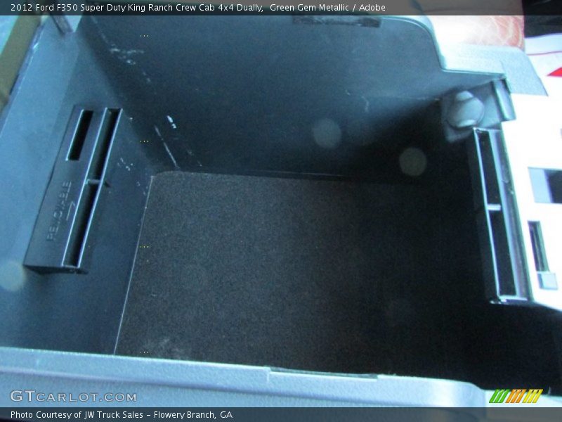 Green Gem Metallic / Adobe 2012 Ford F350 Super Duty King Ranch Crew Cab 4x4 Dually