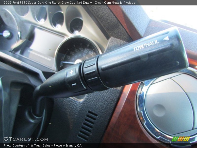 Green Gem Metallic / Adobe 2012 Ford F350 Super Duty King Ranch Crew Cab 4x4 Dually