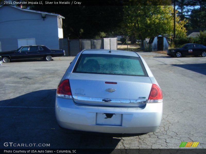 Silver Ice Metallic / Gray 2011 Chevrolet Impala LS