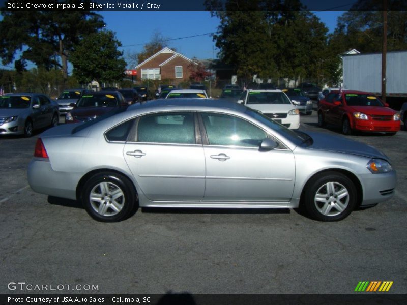 Silver Ice Metallic / Gray 2011 Chevrolet Impala LS