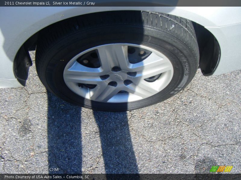 Silver Ice Metallic / Gray 2011 Chevrolet Impala LS