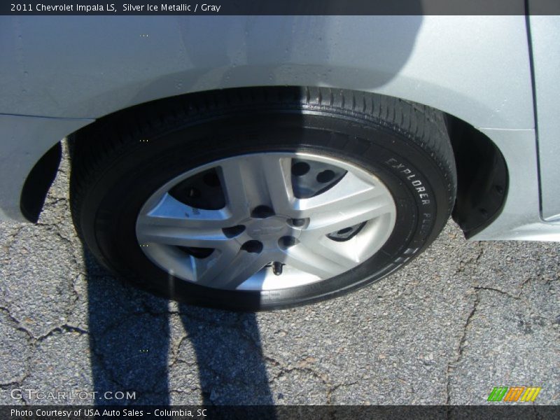 Silver Ice Metallic / Gray 2011 Chevrolet Impala LS
