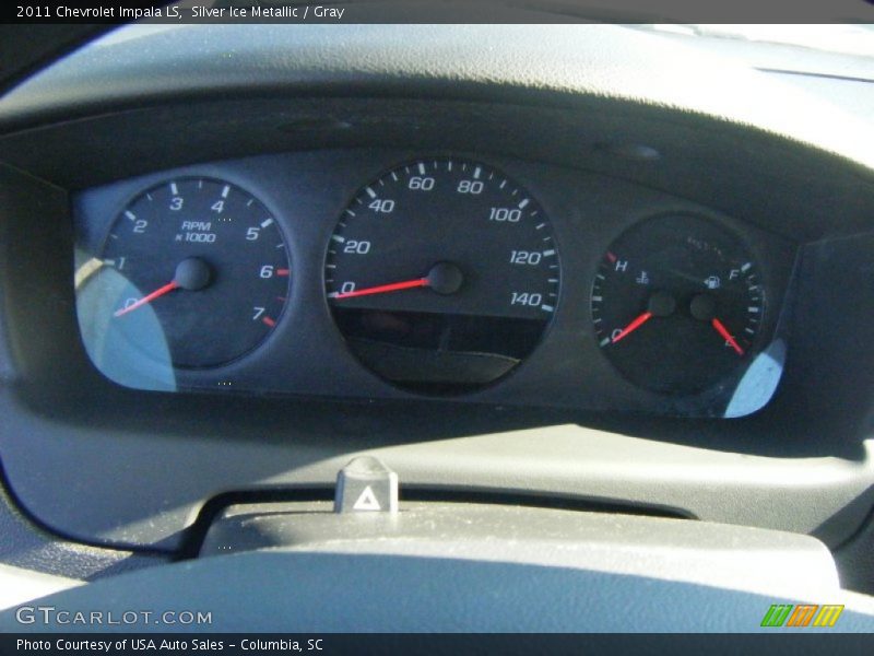 Silver Ice Metallic / Gray 2011 Chevrolet Impala LS