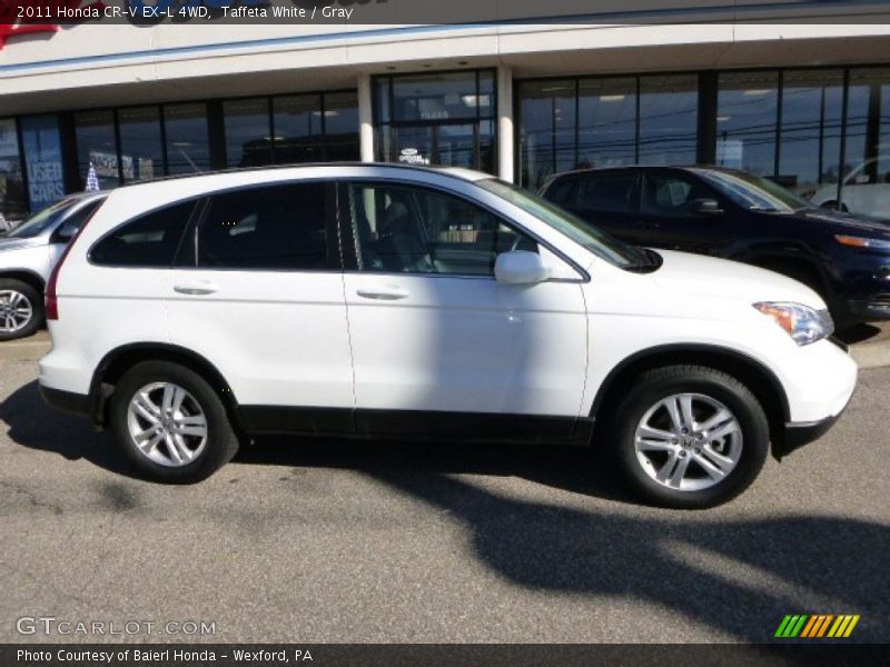 Taffeta White / Gray 2011 Honda CR-V EX-L 4WD