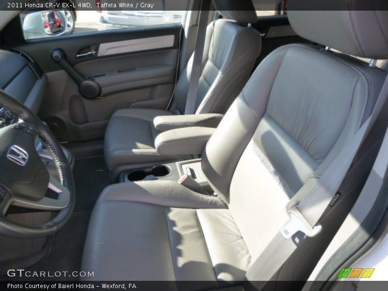 Taffeta White / Gray 2011 Honda CR-V EX-L 4WD