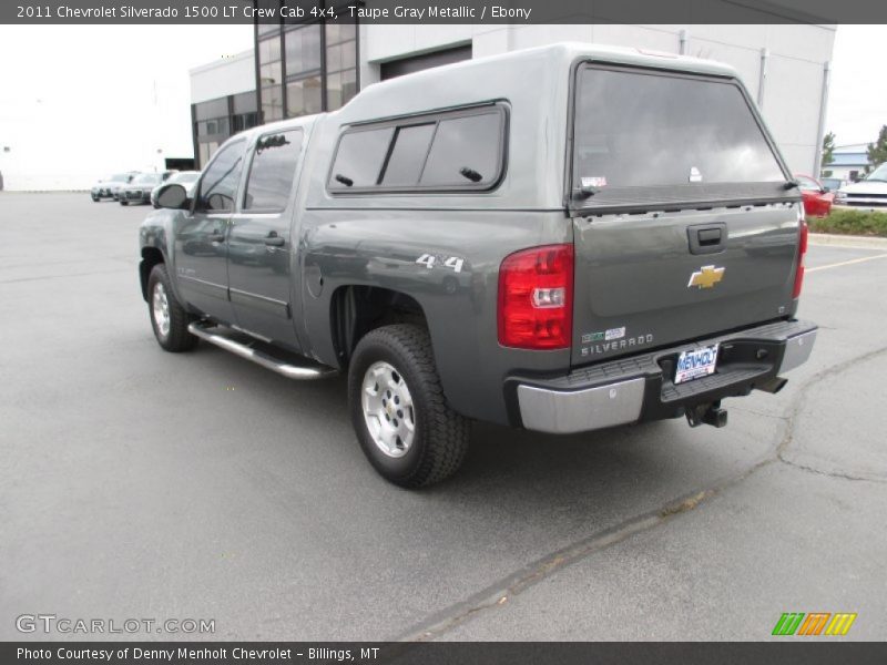 Taupe Gray Metallic / Ebony 2011 Chevrolet Silverado 1500 LT Crew Cab 4x4