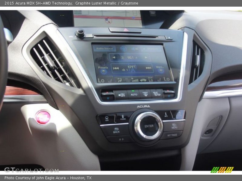 Graphite Luster Metallic / Graystone 2015 Acura MDX SH-AWD Technology