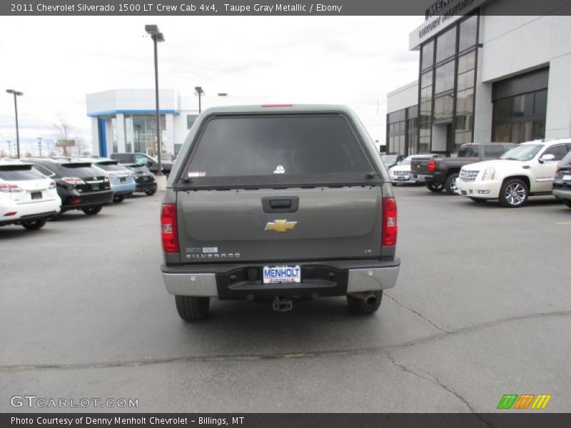Taupe Gray Metallic / Ebony 2011 Chevrolet Silverado 1500 LT Crew Cab 4x4