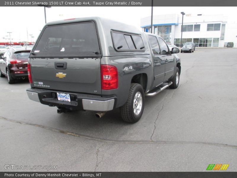 Taupe Gray Metallic / Ebony 2011 Chevrolet Silverado 1500 LT Crew Cab 4x4